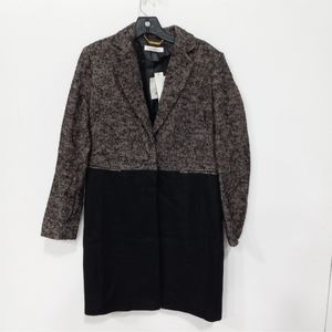 NWT Liz Claiborne English Heritage Wool Blend Dress Coat